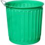 60 gal. Green Round Carry Barrel Trash Can