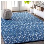Jonathan Y Moroccan Hype Rug 8x10 blue/white