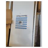 Glass shower doors aprox 30" x 63" x