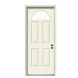 36x80 Primed Steel Front Door,Damaged