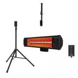 Tradesman 1500-Watt Infrared Heater Black, 2
