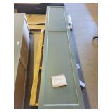Green Pantry Cabinet, Damaged