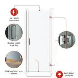 28" x 76" Shower Door