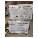 Skid Lot of Various Toilets, BID  8