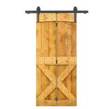 Maple Barn Door with Sliding Hardware kit