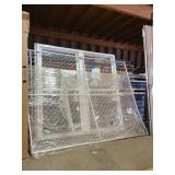 Section of chain link fence 70"x92" slightly bent