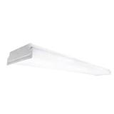 4 ft 5600 lm Square Lens LED Wrap Light, 4000K