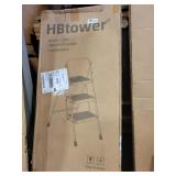 HBtower 3 step ladder; black