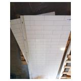 4 pieces of shower wall panels