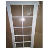 80" x 36" White Windowed Door