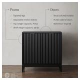 Jasper Modern Sideboard Set of 2, Black Oak