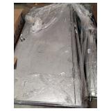Steel fireproof door
