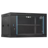 Black 1-Tier Deep Server Rack Enclosure