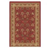 Ottohome Non-Slip Oriental Rug 3x5 Dark Red