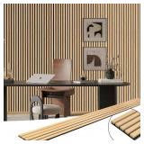 Oak Wood Slat Acoustic Panel (4pc)