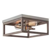 Boswell 12-in 2-Light Flush Mount