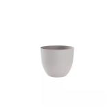 11 in. Dia. x 11 in. H Over Cloud White Pot