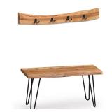 36 in. Live Edge Coat Hook