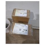 2.5" cordless FW Chestnut blinds set of 2