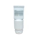 Amerimax FlexGrate 4.625x4.625 White 1pk