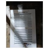 White Heater Vent cover