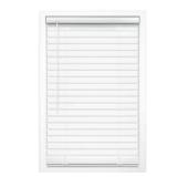 White Cordless Vinyl Blinds - 34W x 64L
