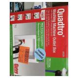 QUADTRO Washing Machine Outlet Box