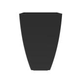 Tallulah Black Modern Planter 13.5x13.5x20