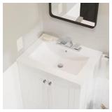 24 in Ceramic Vanity Top with 3-Holes