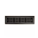 Art Nouveau Steel Floor Register Bronze