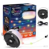 125-Light 50 ft Battery LED String Light