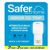 Safer Home Indoor Flying Insect Trap (2 Bases)