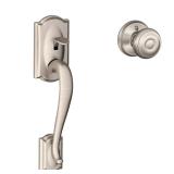 Schlage Camelot Satin Nickel Deadbolt & Knob