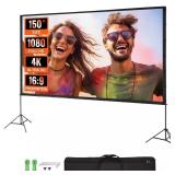 Projector Screen 150 in. with Stand
