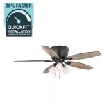Hampton Bay Sidlow 52" Indoor LED Fan