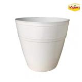 Inez 12.1" Chalk Resin Planter (12.1"D)