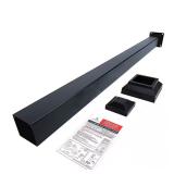 Black Aluminum Deck Post Kit (3x3x42)