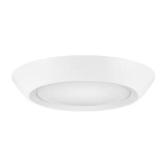 White Disk LED Flush Mount, 900 lm, 2700 5000K