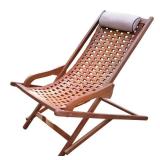 Folding Eucalyptus Outdoor Lounge Chair