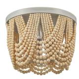 Harlan 15" 3-Light Flush Mount Beads