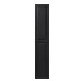 15 in. x 71 in. Raised Panel Shutters   Black