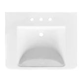 Fiona 7.28 in. Pedestal Sink Basin, White