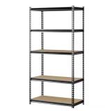 Boltless Steel Shelving, Silver Vein 36x72x18
