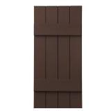 (2 boxes) 15 x 39 in. Polypropylene Shutters Terr