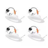 Commercial Electric LED Recessed Trim 4-Pack