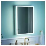 Aluminum Medicine Cabinet LED Mirror 3x