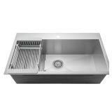 Stainless Steel 30x18 Single Bowl Sink