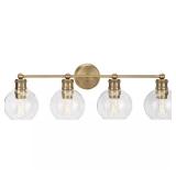 Hansford 33.5in 4-Light Gold Vanity Light