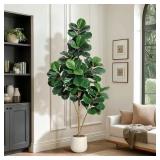 MOVECOM 7 ft Fiddle Leaf Fig Tree