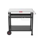 FEASTO 3-Shelf Stainless Steel Prep Table Cart